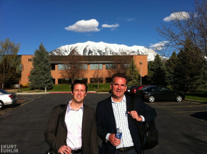 Kurt Uhlir and Reggie Bradford at Adobe Utah Campus - Vitrue