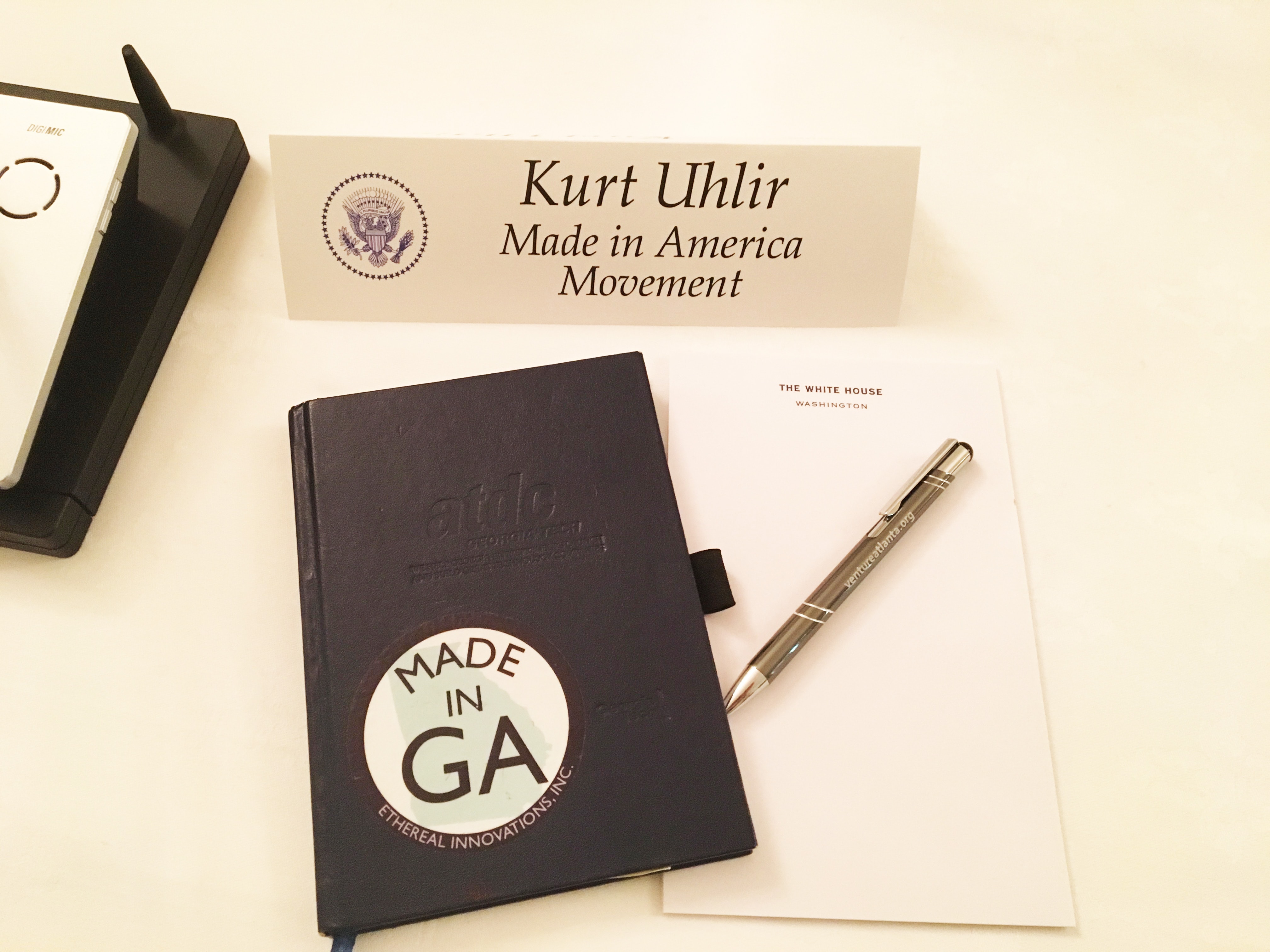 Such an incredible experience being able to help organize the Made in America Roundtable at The White House. I always make sure to talk up and tell the success of ATDC (Advanced Technology Development Center) and Venture Atlanta wherever we go. Georgia Tech. Flashpoint