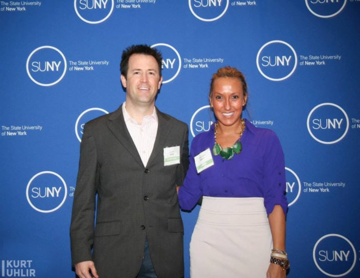 Kurt Uhlir and Kristen Rachels at SUNY Global Center - State University of New York