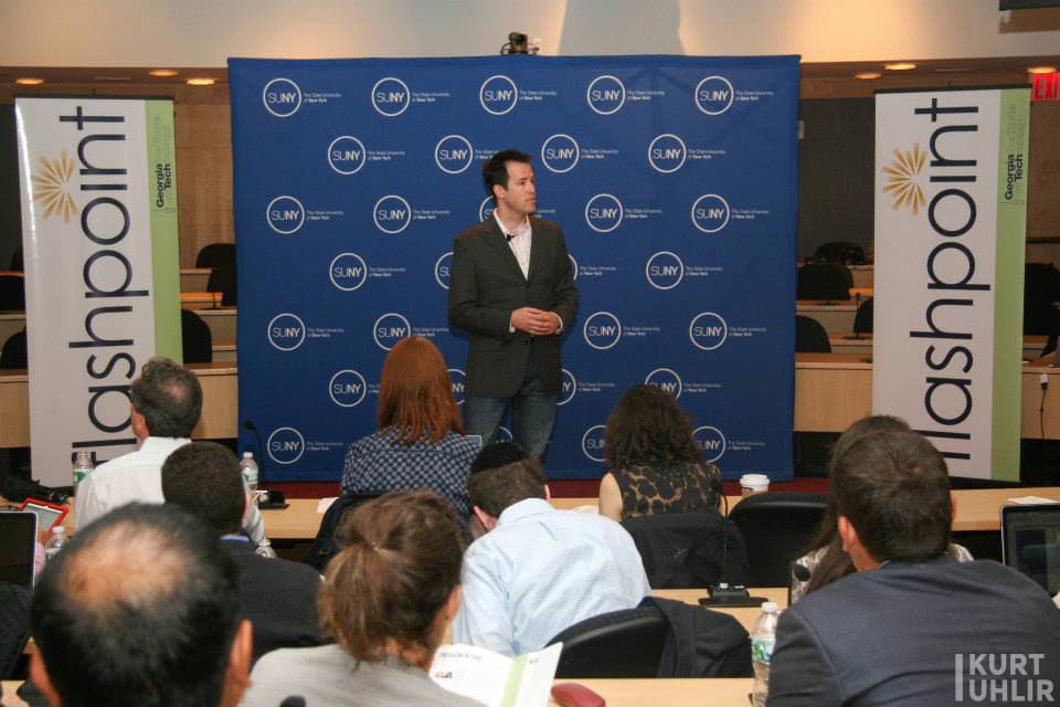 Kurt Uhlir speaking at SUNY Global Center - State University of New York